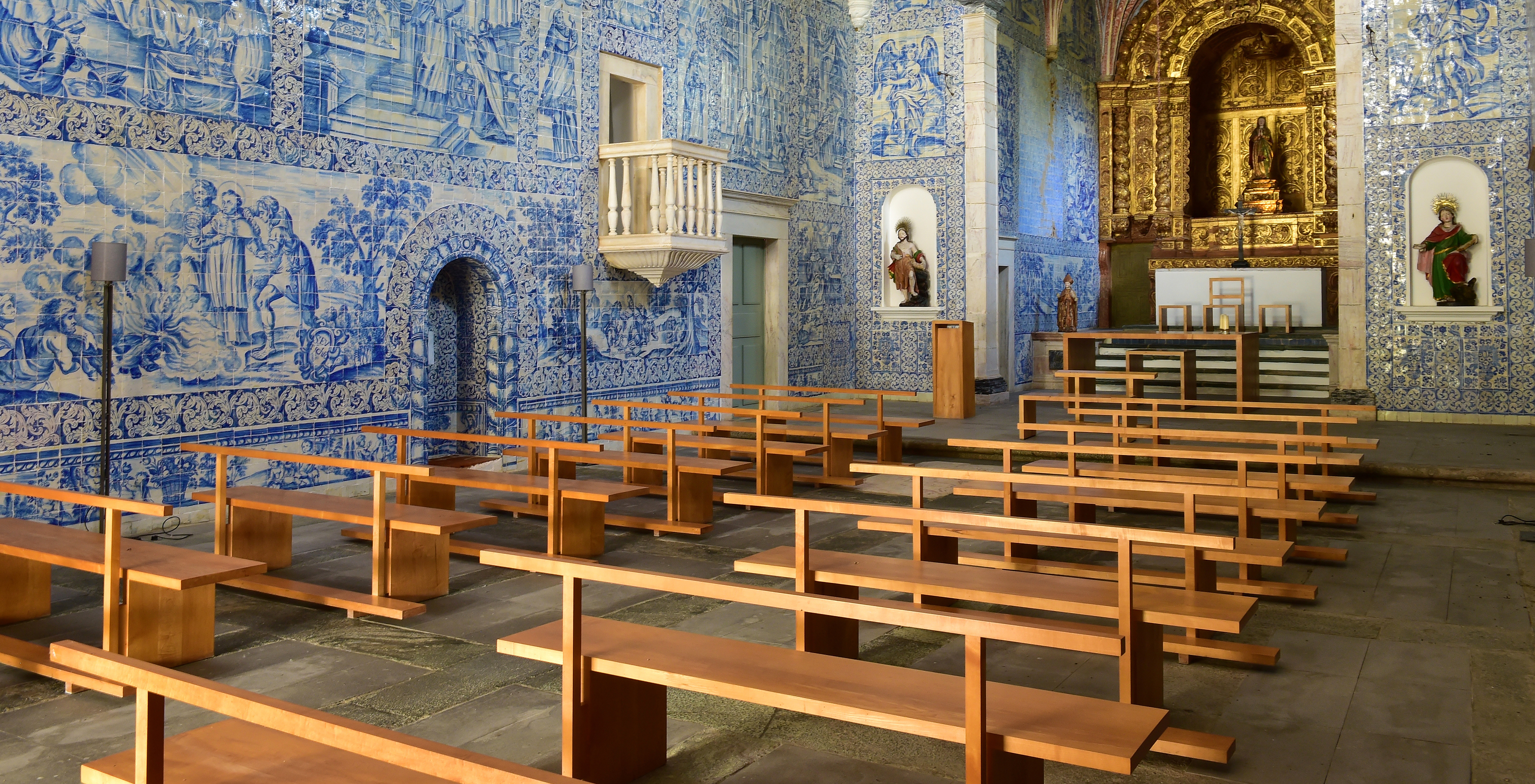 Die Kirche der Pousada Convento von Arraiolos ist ein historisches Wahrzeichen